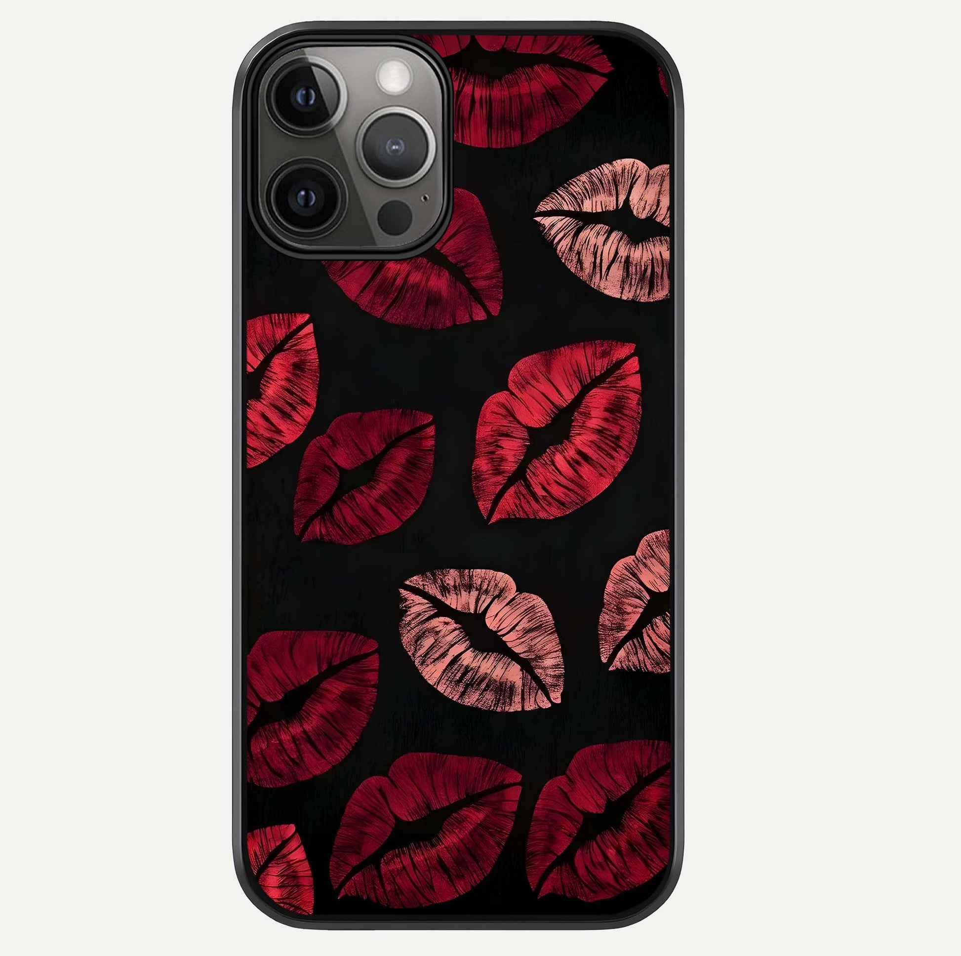Midnight Kiss Love Glass Case For iPhone 12 Pro Max by Custom World