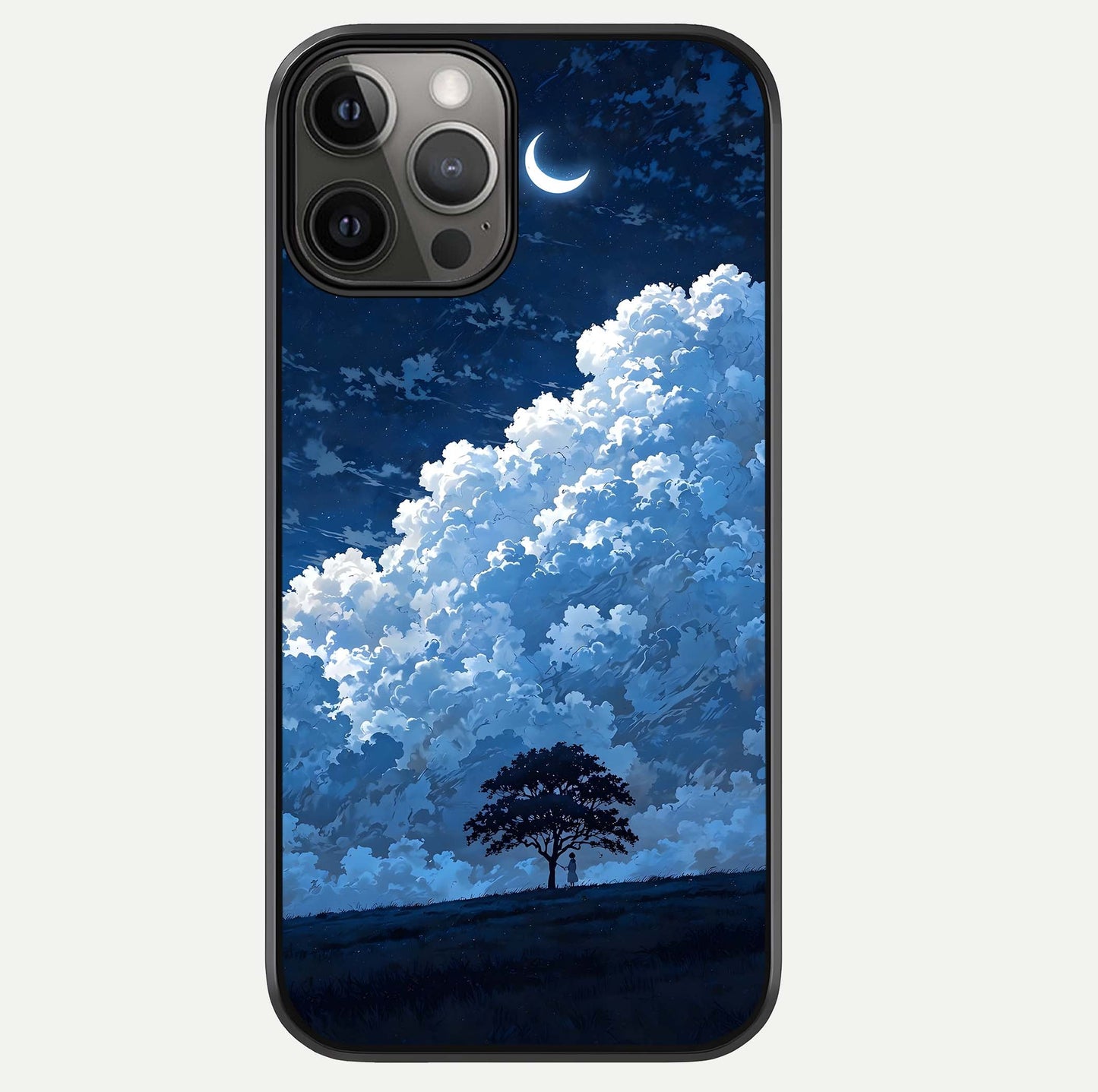 Midnight Sky Serenity Glass Case For iPhone 12 Pro Max by Custom World