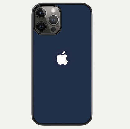 Minimal Apple Night Glass Case For iPhone 12 Pro Max by Custom World