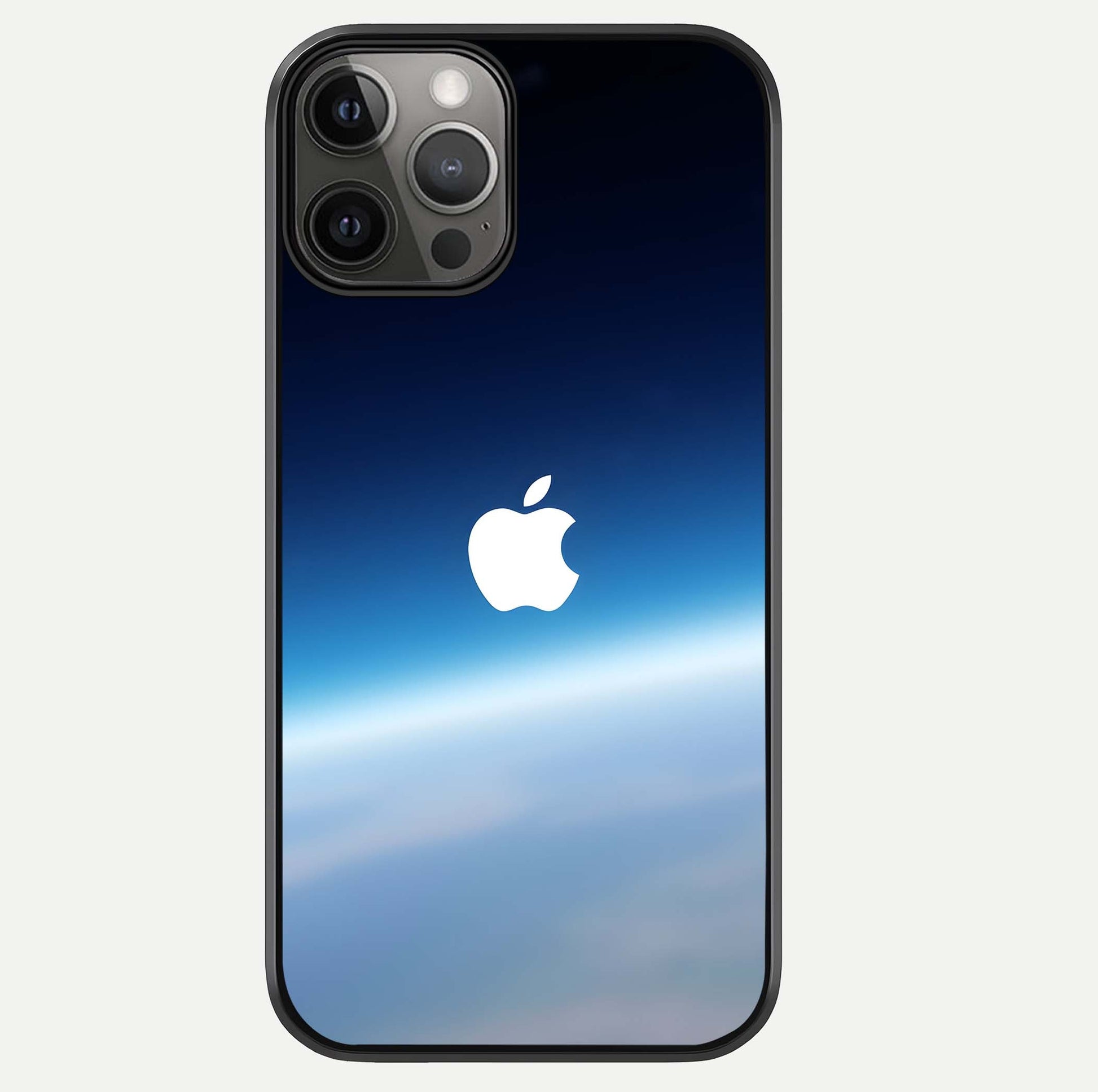 Minimal Apple Sky Glass Case For iPhone 12 Pro Max by Custom World