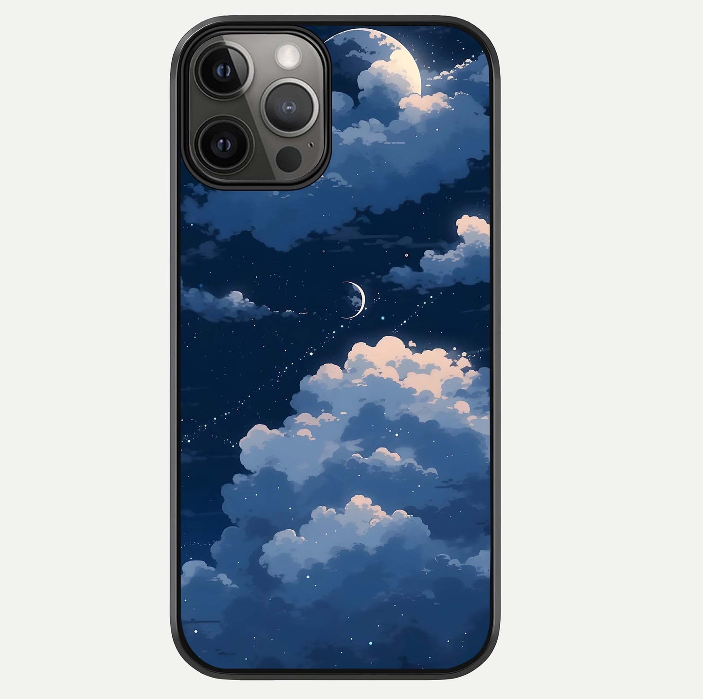 Moon Dream Haze Glass Case For iPhone 12 Pro Max by Custom World