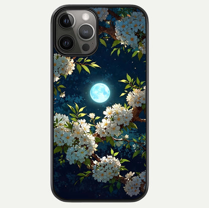 Moonlit Blossom Dream Glass Case For iPhone 12 Pro Max by Custom World