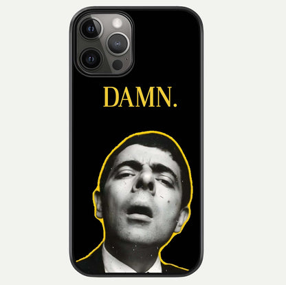 Mr Bean Damn Glass Case For iPhone 12 Pro Max by Custom World