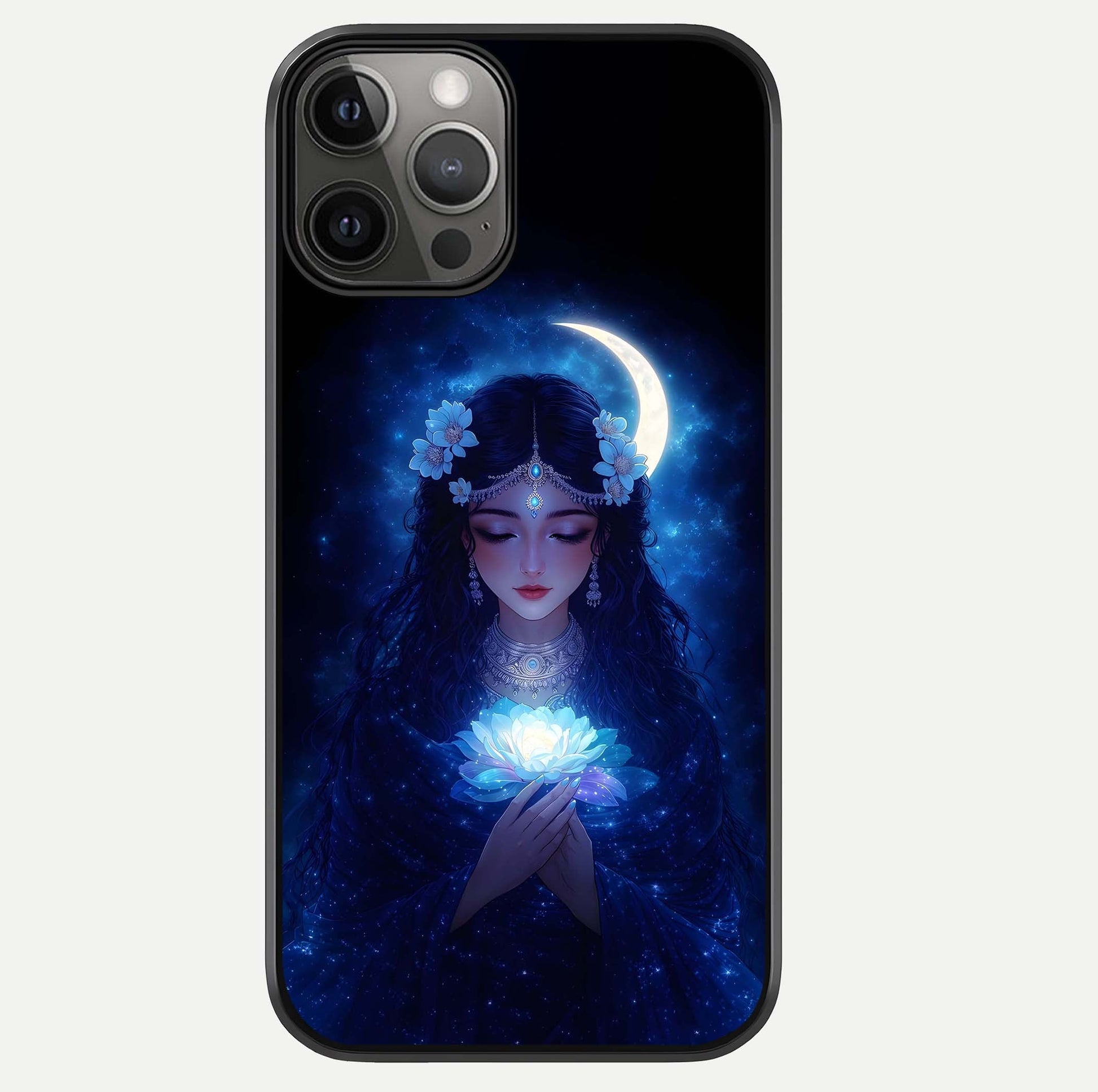 Mystic Moon Queen Glass Case For iPhone 12 Pro Max by Custom World
