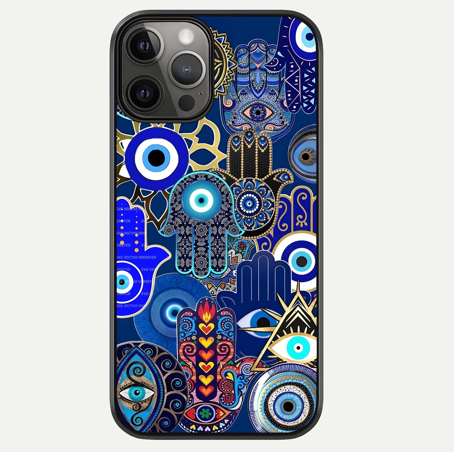 Mystic Palm Guard Glass Case For iPhone 12 Pro Max by Custom World