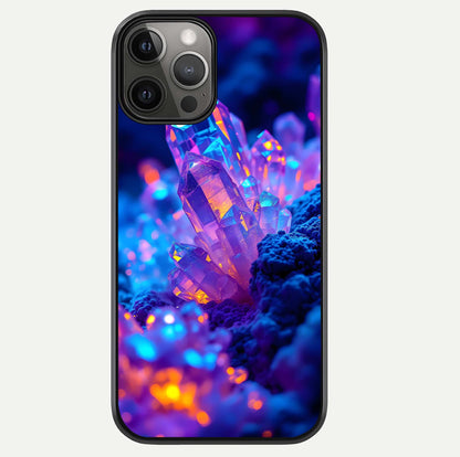 Neon Aura Shards Glass Case For iPhone 12 Pro Max by Custom World
