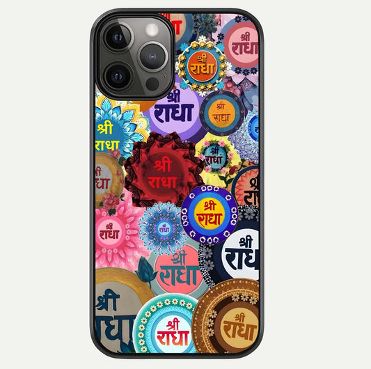 Radha Divine Bloom Glass Case For iPhone 12 Pro Max by Custom World