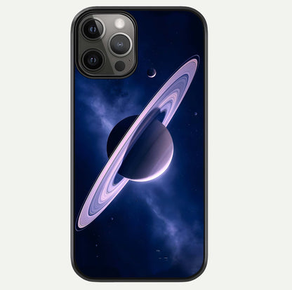Saturn Ring Mystique Glass Case For iPhone 12 Pro Max by Custom World