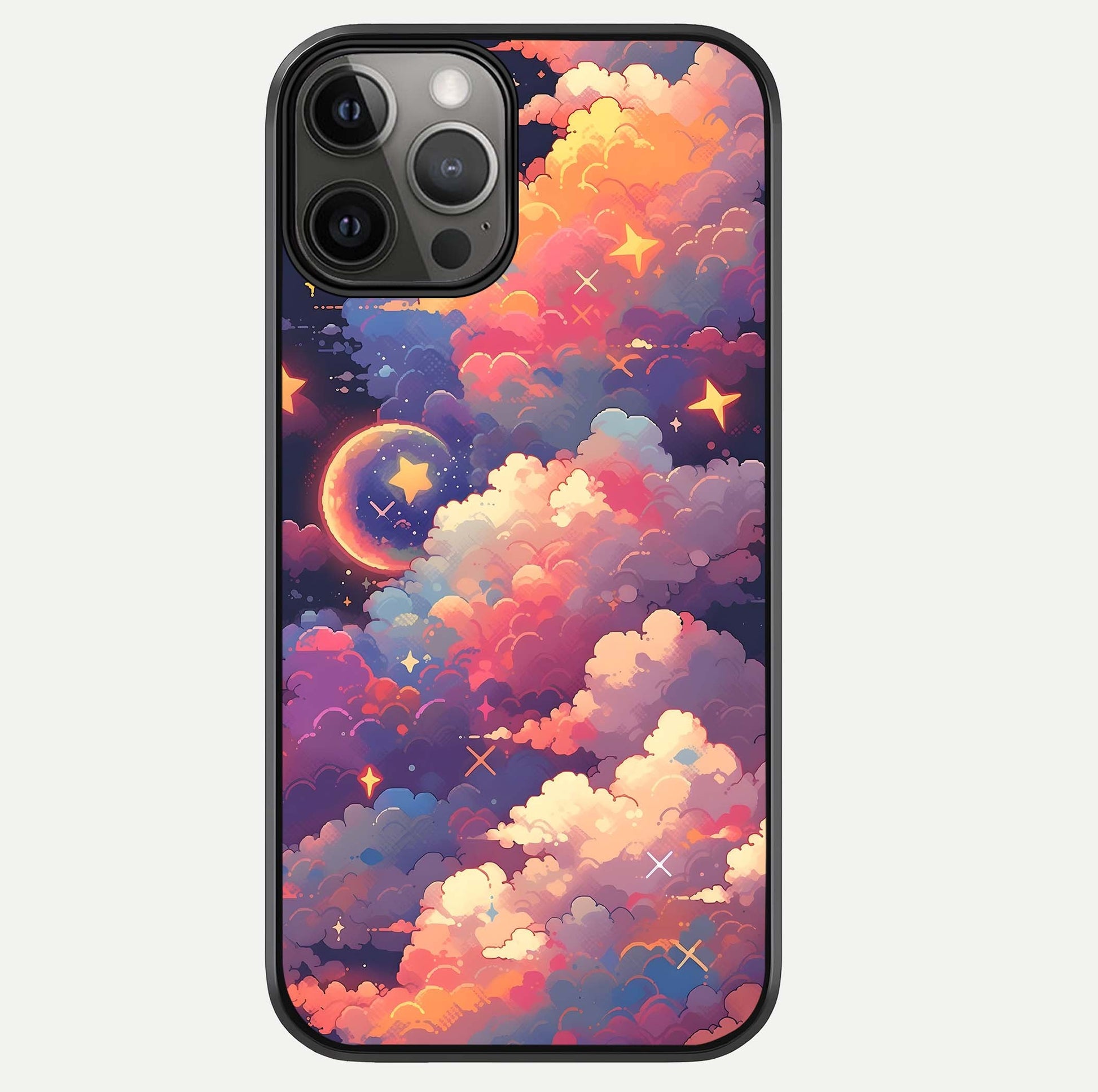 Starlit Dream Clouds Glass Case For iPhone 12 Pro Max by Custom World