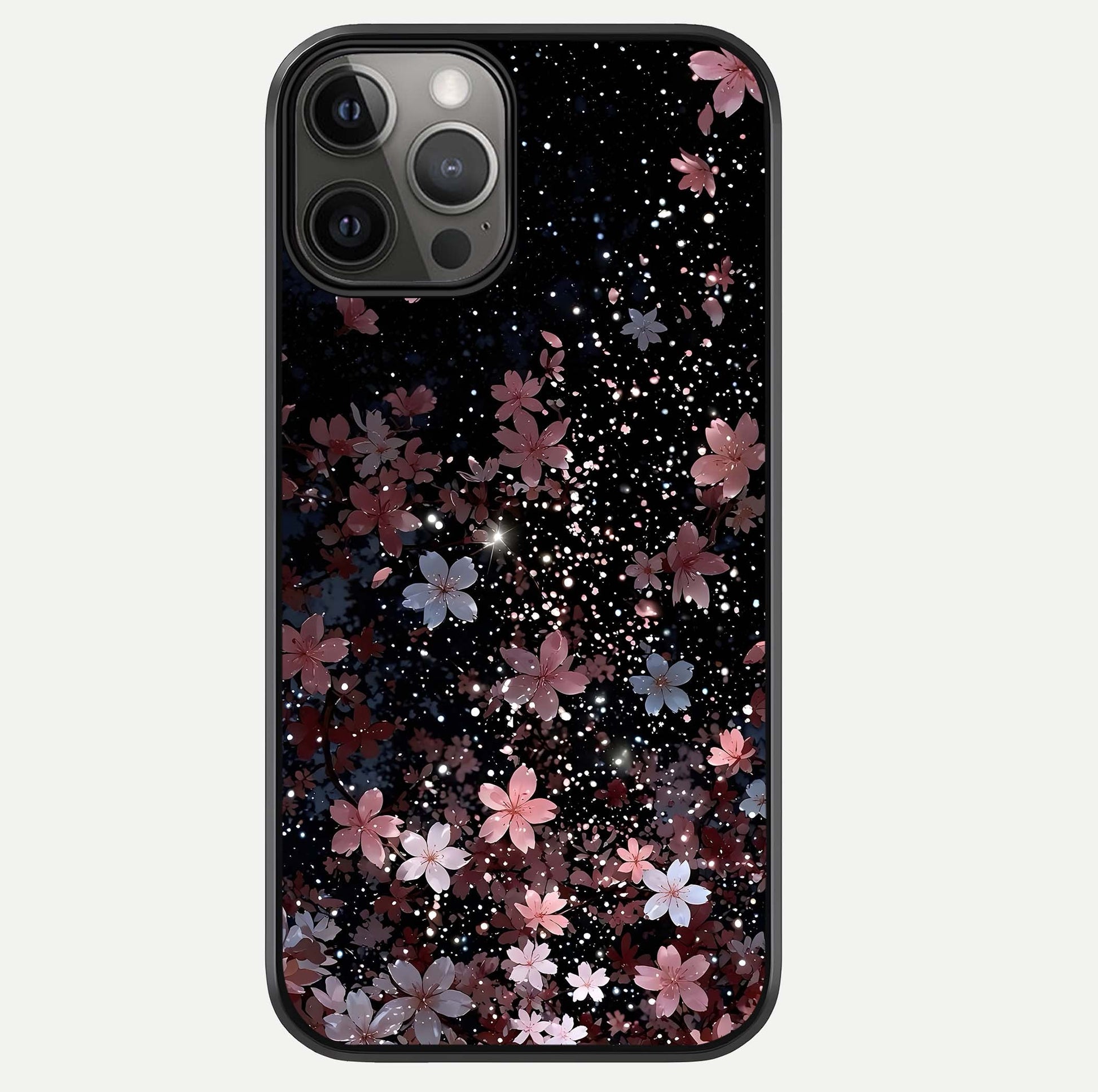 Starlit Flower Dreams Glass Case For iPhone 12 Pro Max by Custom World