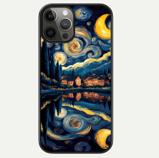 Starry Sky Serenity Glass Case For iPhone 12 Pro Max by Custom World