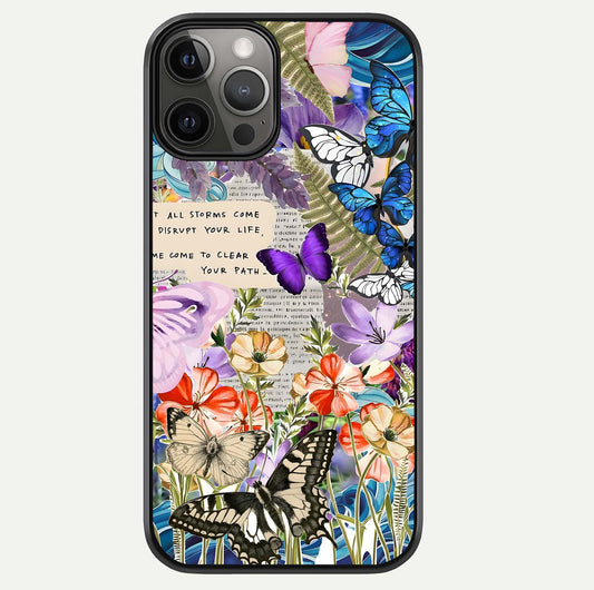 Storm Path Bloom Glass Case For iPhone 12 Pro Max by Custom World
