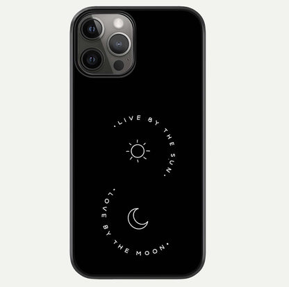 Sun Moon Balance Glass Case For iPhone 12 Pro Max by Custom World