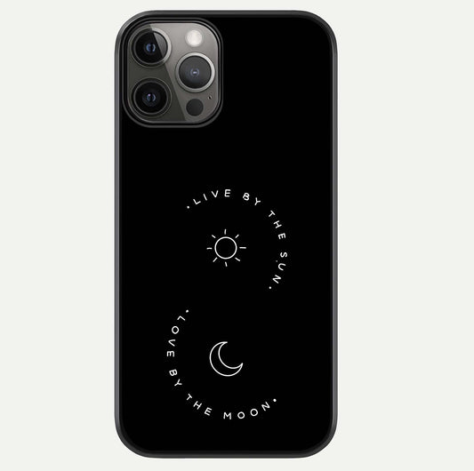 Sun Moon Balance Glass Case For iPhone 12 Pro Max by Custom World