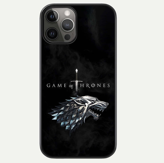 Throne Wolf Legacy Glass Case For iPhone 12 Pro Max by Custom World
