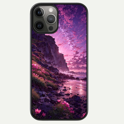 Twilight Blossom Coast Glass Case For iPhone 12 Pro Max by Custom World