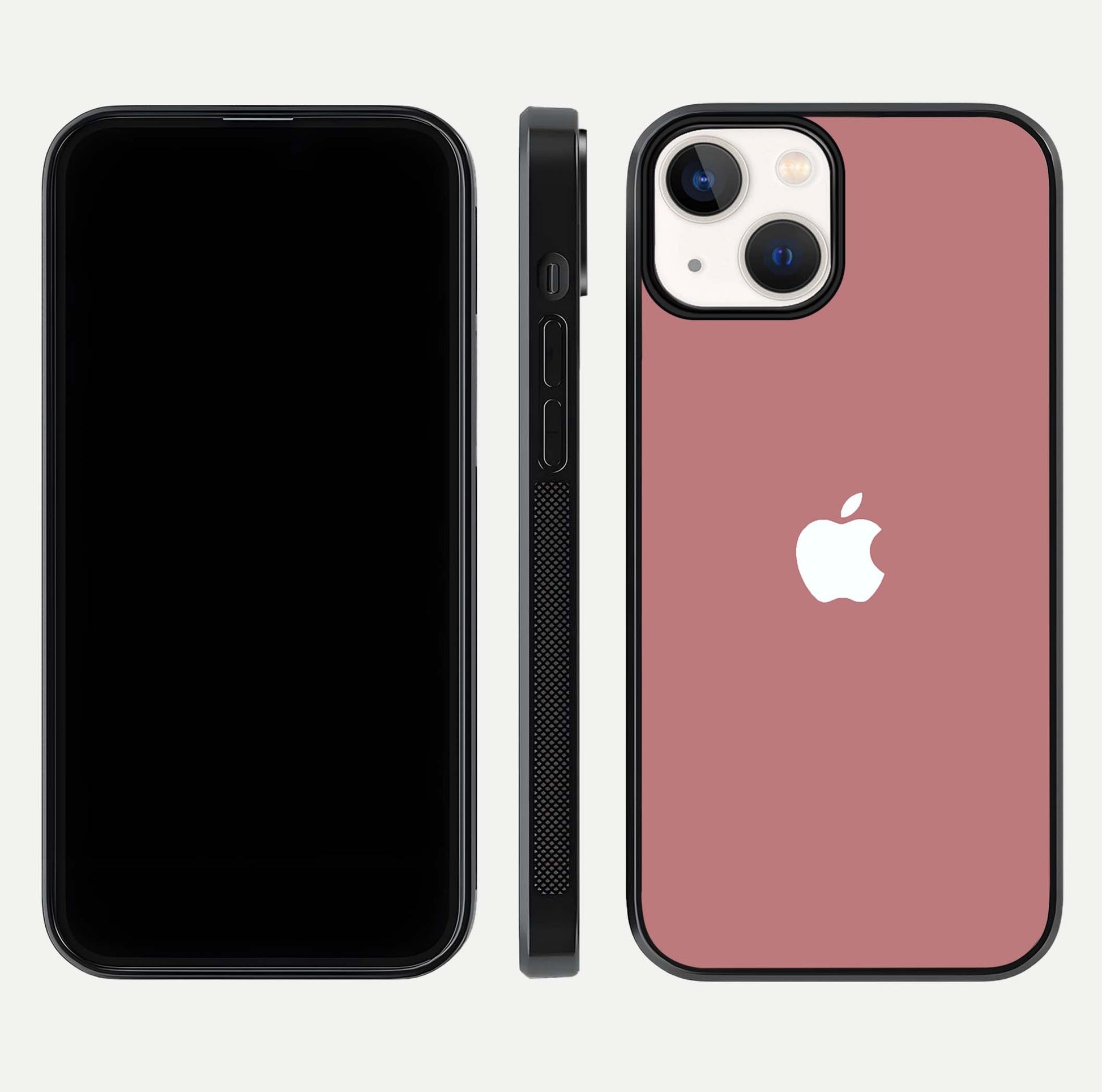 Apple Harmony Glass Case for iPhone 13 front and back mockup showing harmony pattern and clean edge design