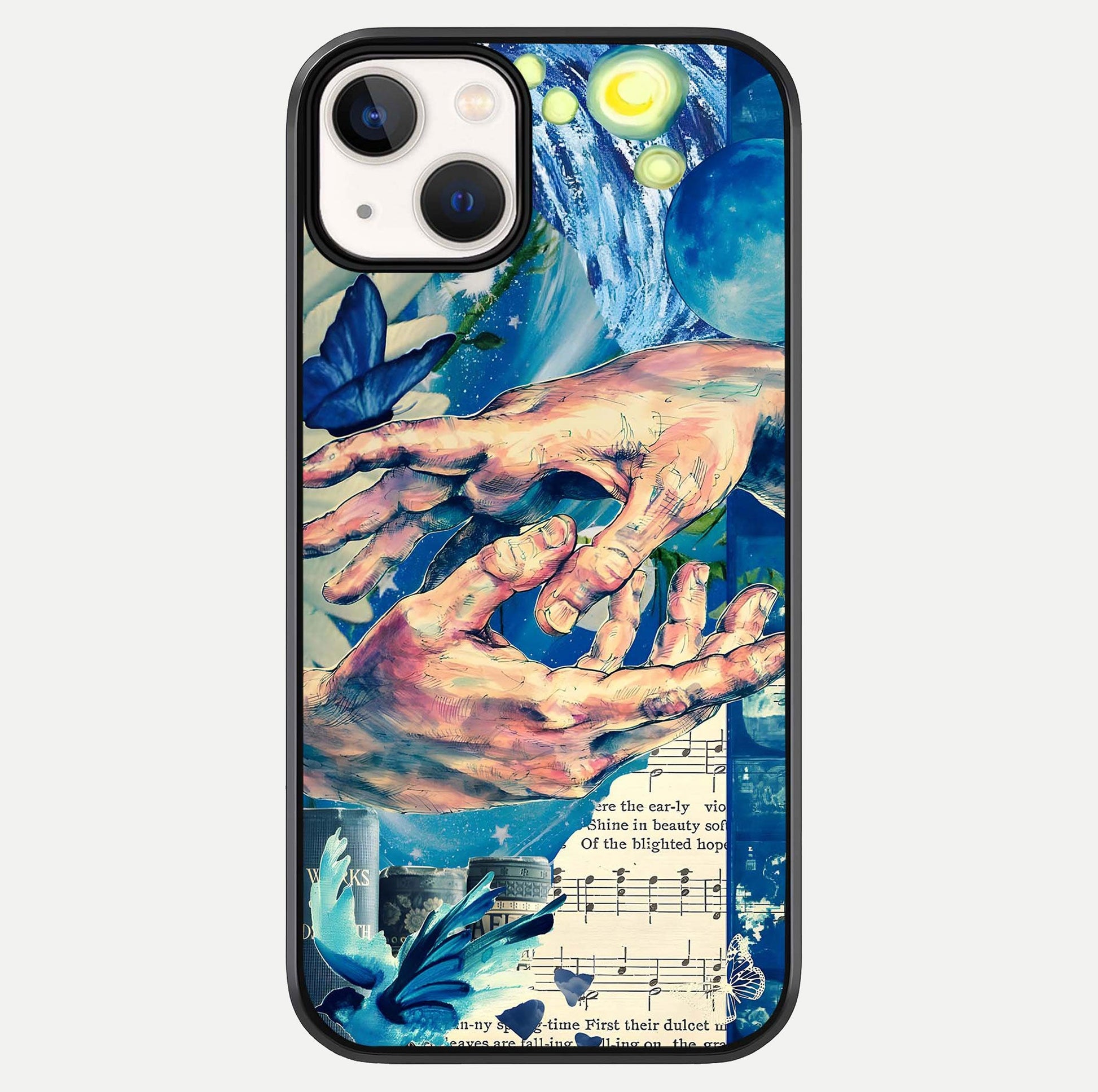 Aesthetic Divider Glass Case For iPhone 16 Pro by Custom World