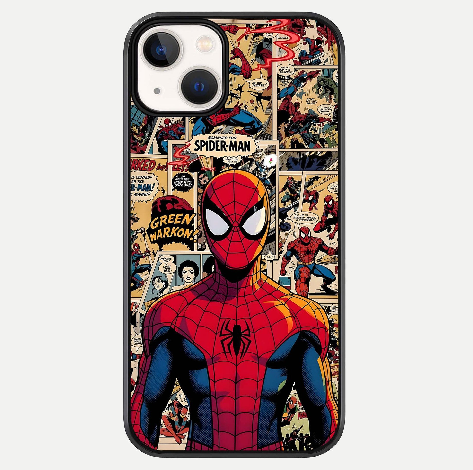 Aesthetic Spider Glass Case For iPhone 16 Pro by Custom World