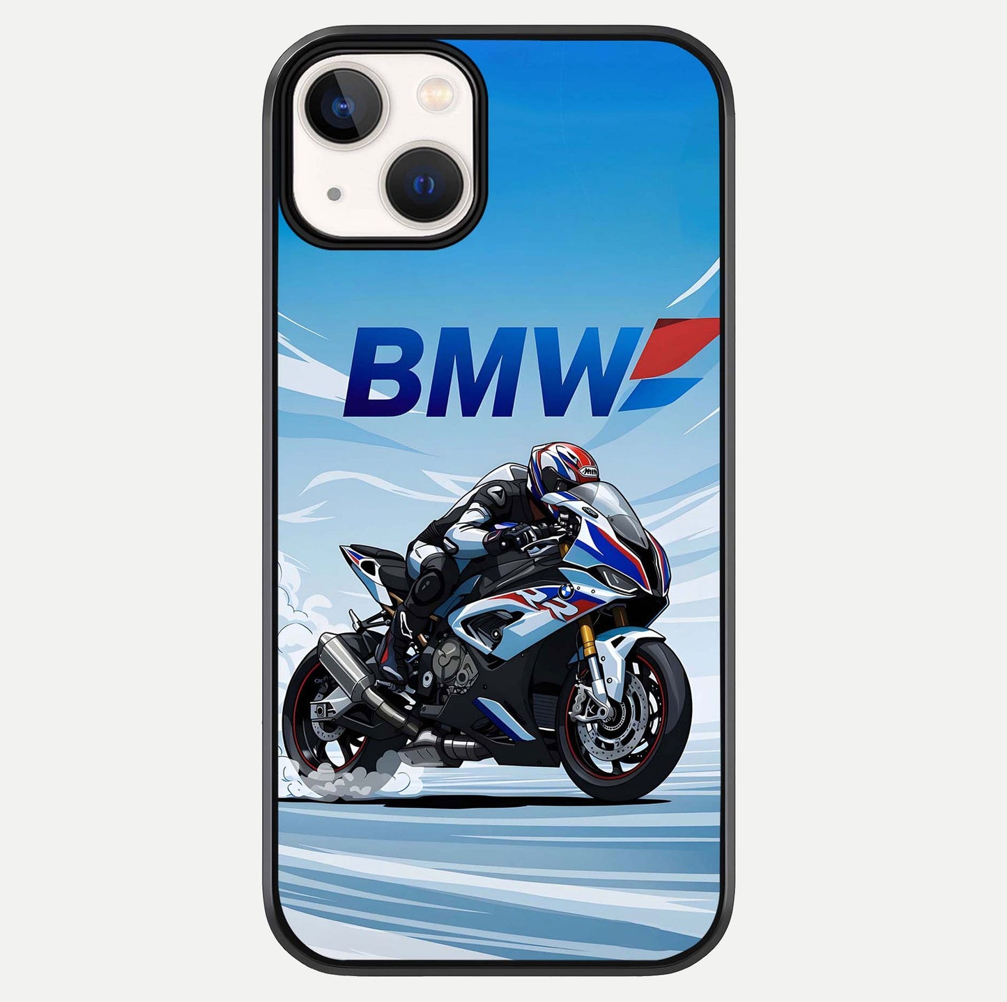 BMW Power Drift Glass Case For iPhone 13 by Custom World