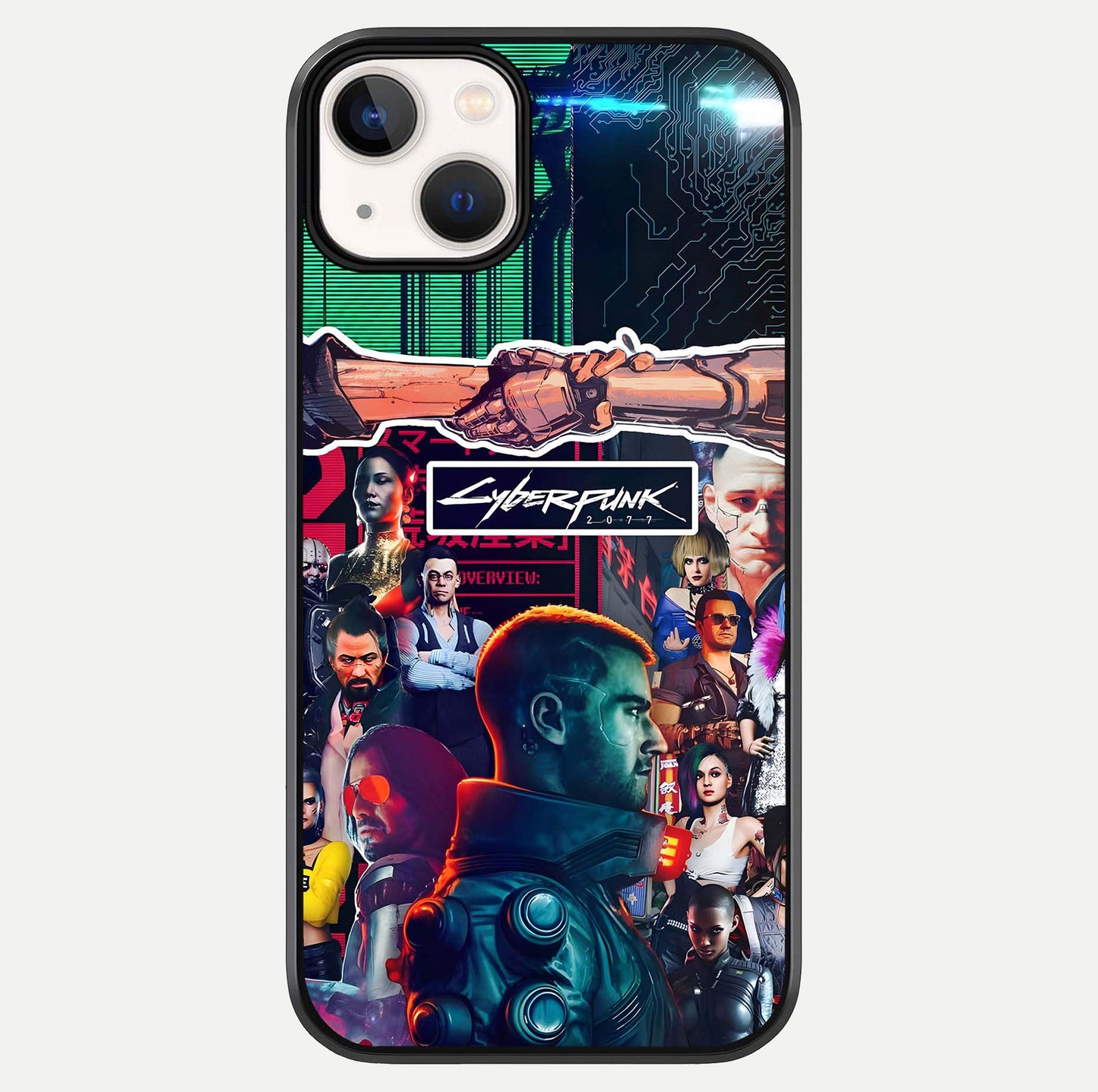 CYBERPUNK Legacy Glass Case For iPhone 13 by Custom World