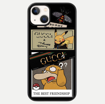 Cartoon Brand Play Mashup Glass Case For iPhone 13 by Custom World