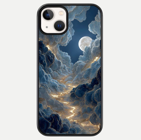 Celestial Cloud Road Glass Case For iPhone 13 by Custom World