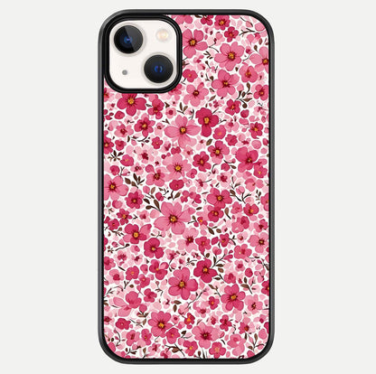 Cherry Blossom Charm Glass Case For iPhone 13 by Custom World
