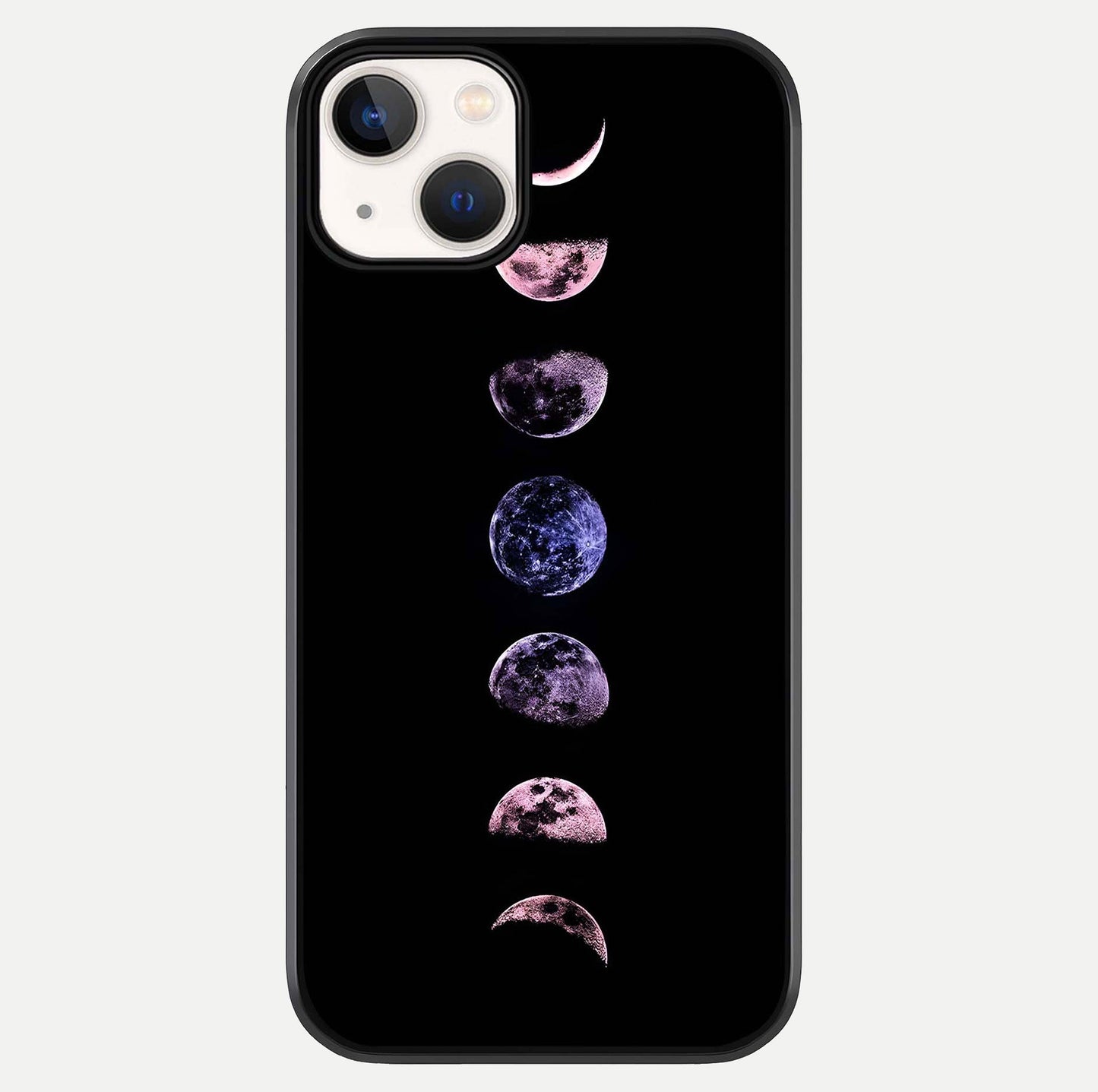 Crimson All Planets Glass Case For iPhone 13 by Custom World