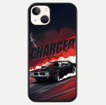 Dark Charger Fury Glass Case For iPhone 13 by Custom World