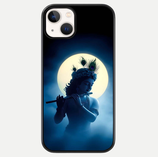 Divine Moon Flute Glass Case For iPhone 13 by Custom World