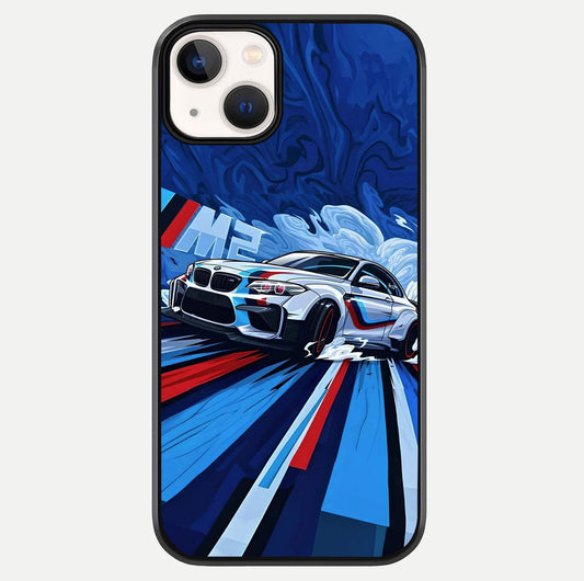 Drift Power Rush Glass Case For iPhone 13 by Custom World