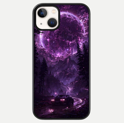 Eternal Cosmic Drive Glass Case For iPhone 13 by Custom World