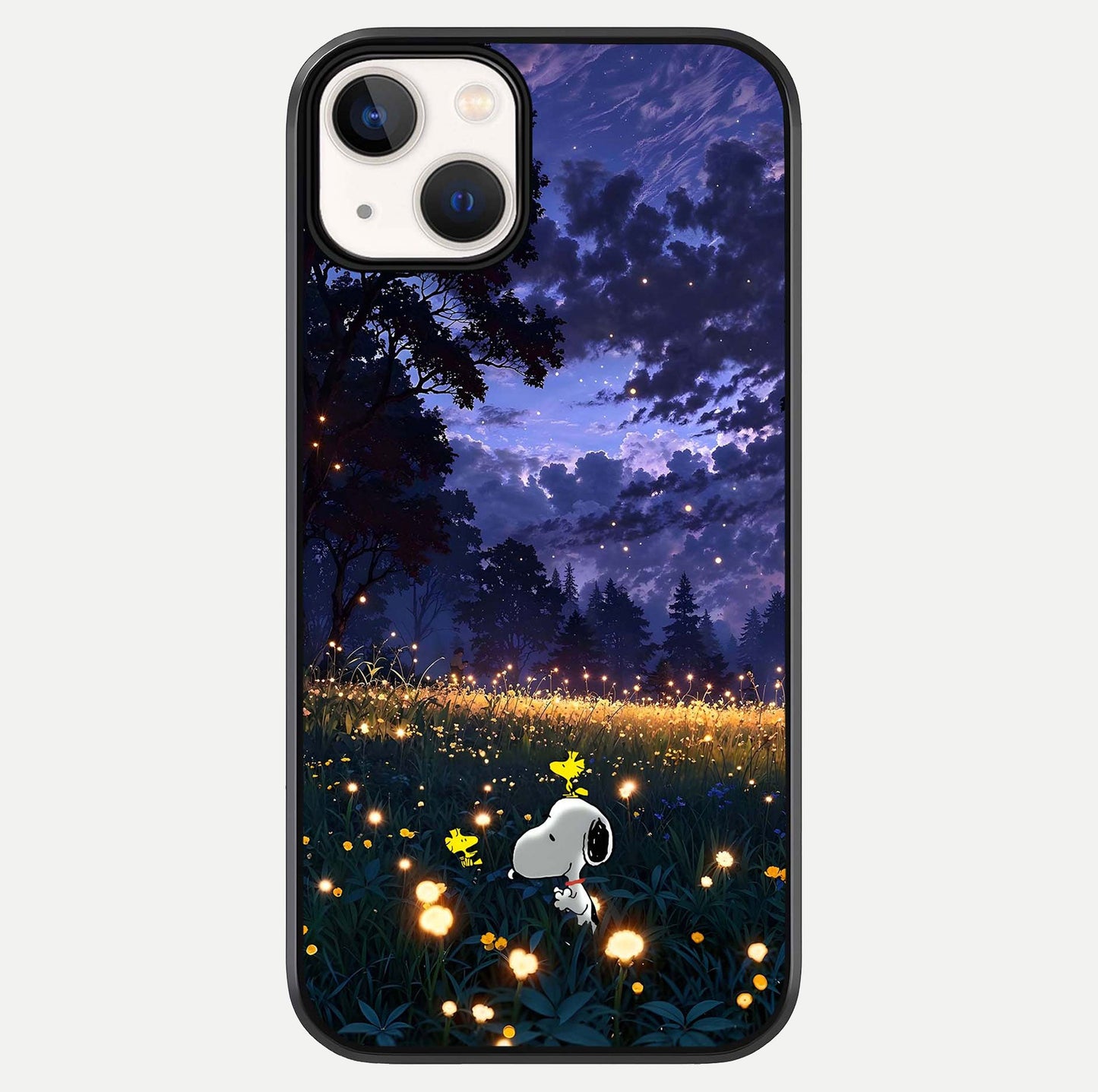 Firefly Meadow Magic Glass Case For iPhone 13 by Custom World