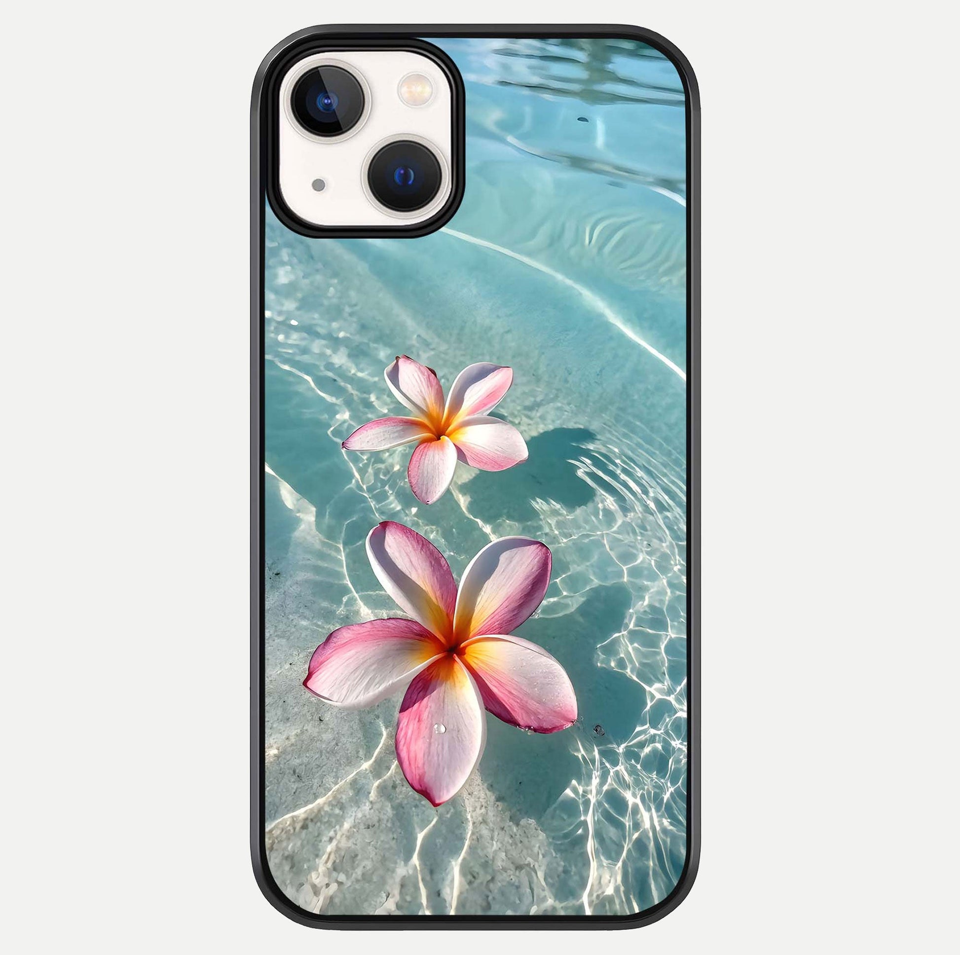 Floating Bloom Bliss Glass Case For iPhone 13 by Custom World