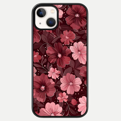 Flower Blush Bloom Glass Case For iPhone 13 by Custom World