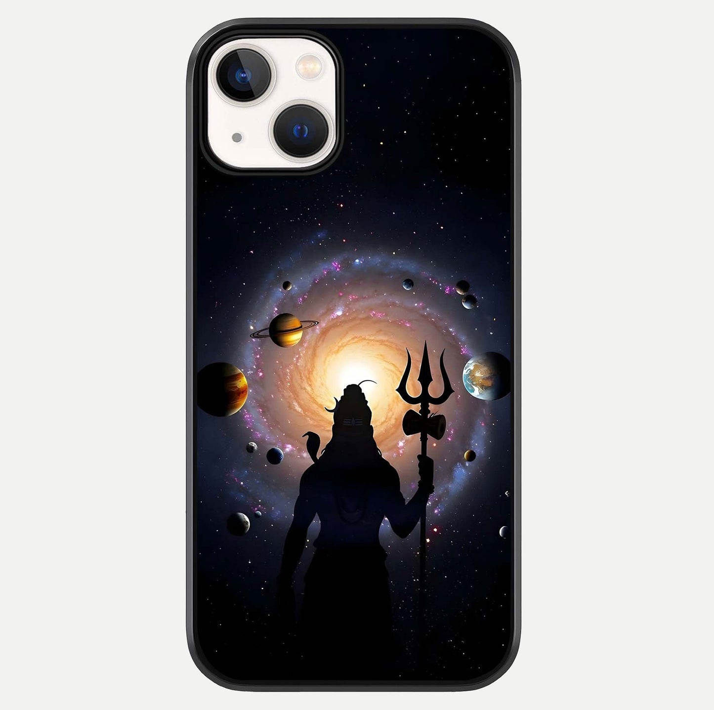 Galactic Shiva Vision Glass Case For iPhone 13 by Custom World