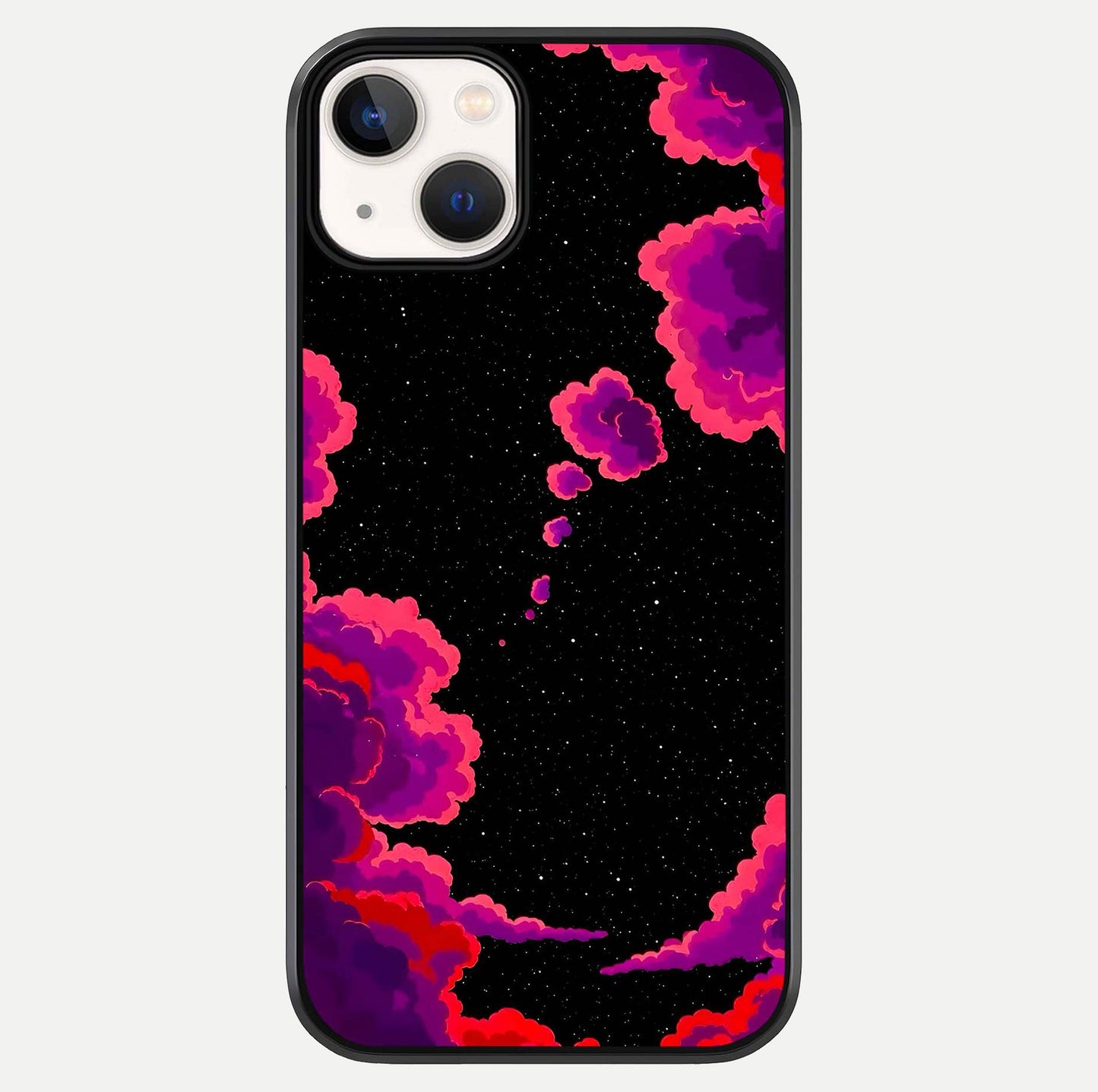 Galaxy Dream Frame Glass Case For iPhone 13 by Custom World