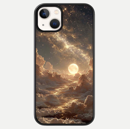 Golden Sky Dream Glass Case For iPhone 13 by Custom World