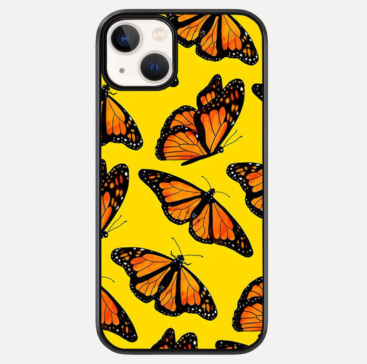 Golden Wing Flight Glass Case For iPhone 13 by Custom World