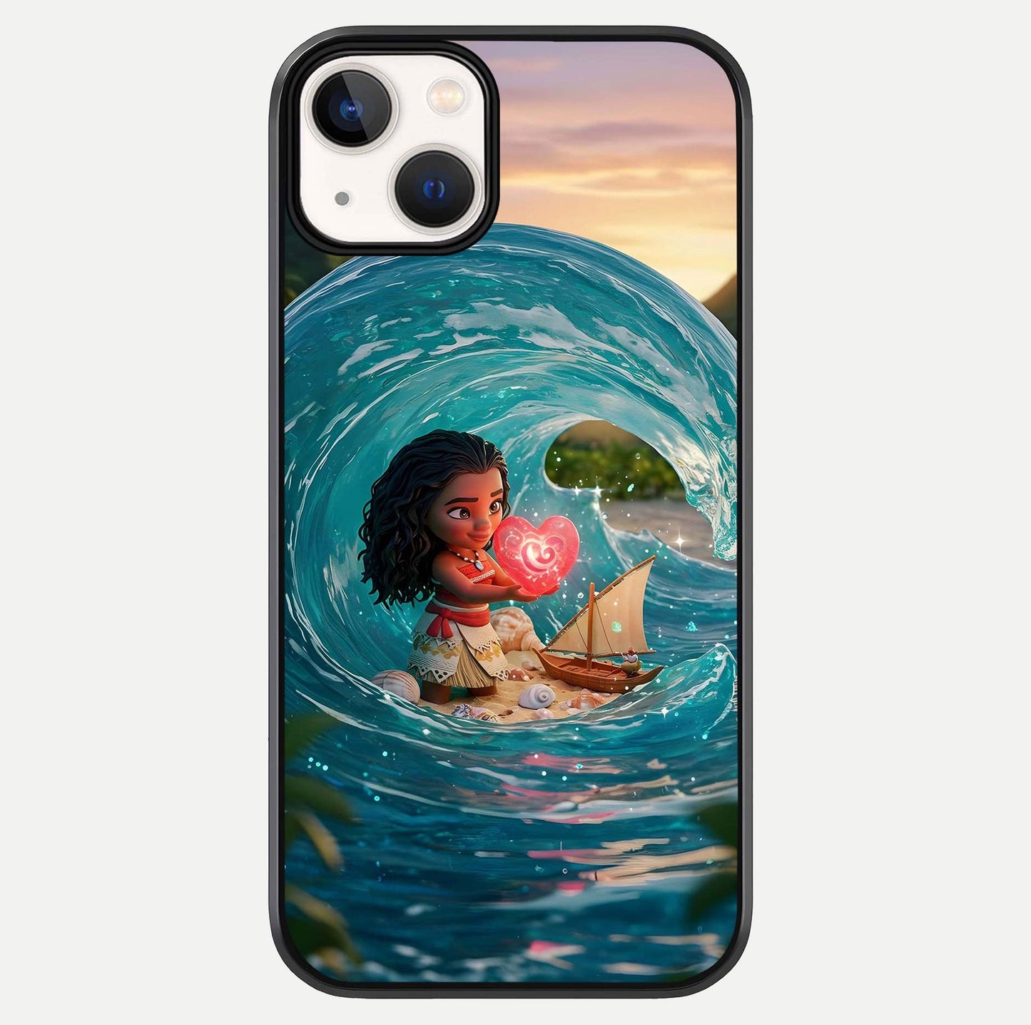 Heart of Ocean Glass Case For iPhone 13 by Custom World