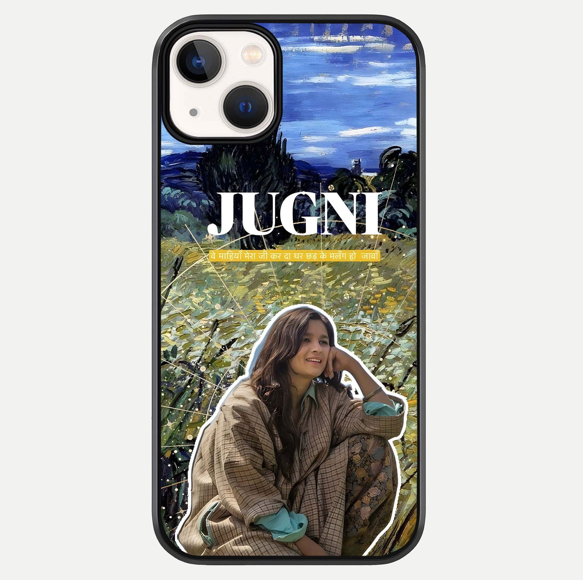 Jugni Soul Vibes Glass Case For iPhone 13 by Custom World