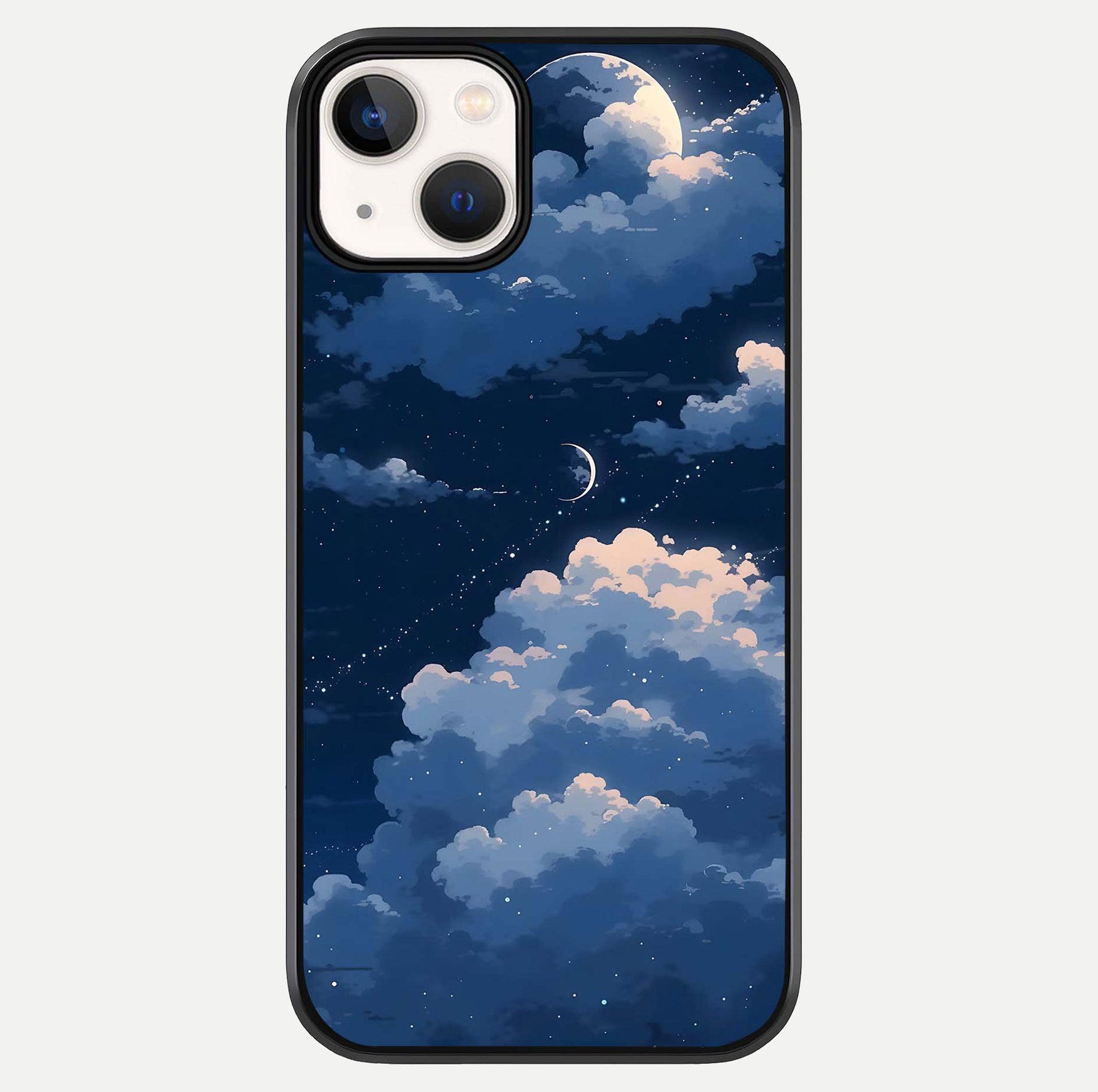 Moon Dream Haze Glass Case For iPhone 13 by Custom World