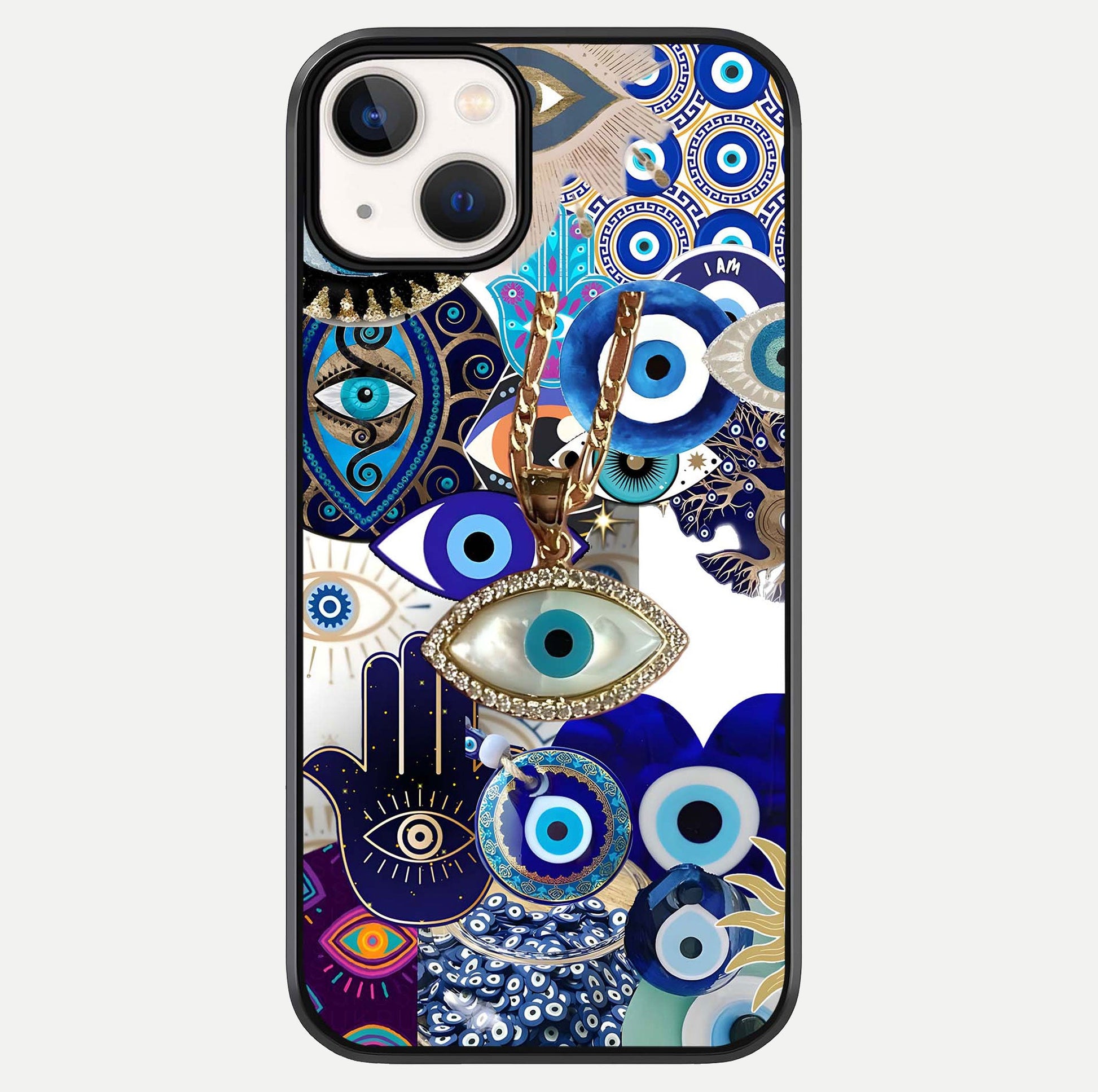 Mystic Charm Eye Glass Case For iPhone 13 by Custom World