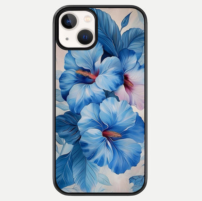 Ocean Hibiscus Grace Glass Case For iPhone 13 by Custom World