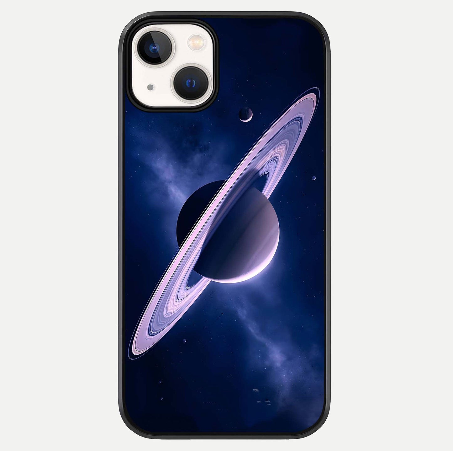 Saturn Ring Mystique Glass Case For iPhone 13 by Custom World