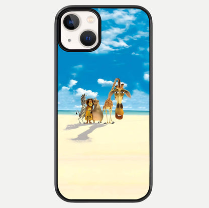 Tropical Fun Squad Glass Case For iPhone 13 by Custom World