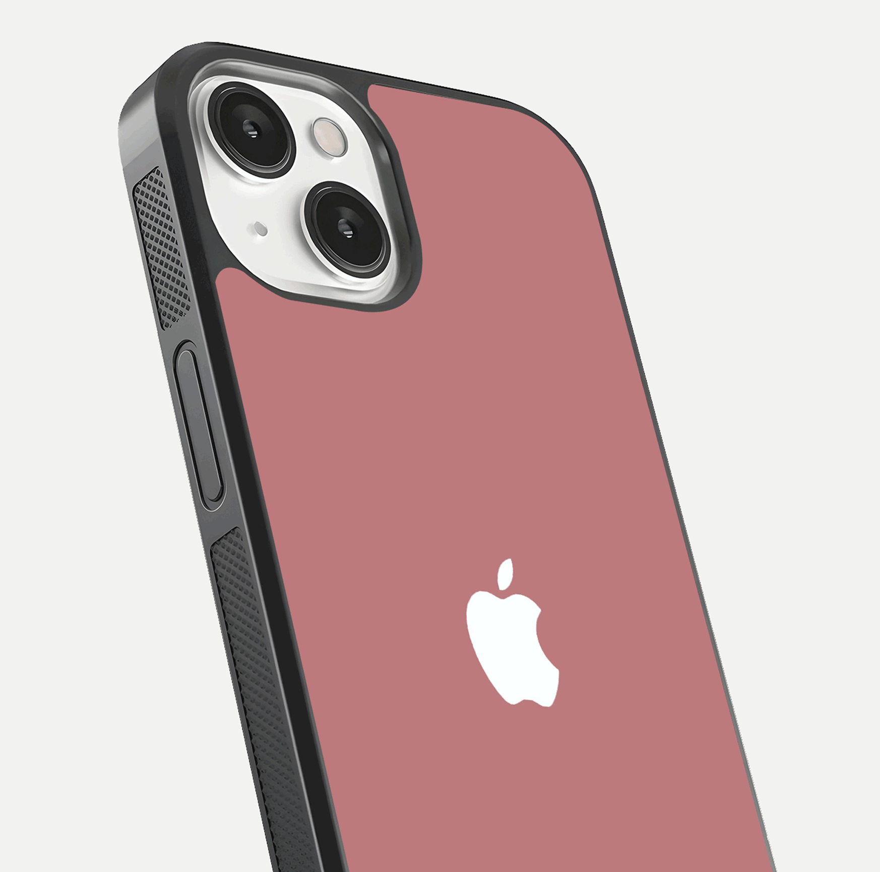 Apple Harmony Glass Case for iPhone 13 Mini close-up shot highlighting gradient tones and glass reflection