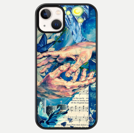 Aesthetic Divider Glass Case For iPhone 16 Pro by Custom World