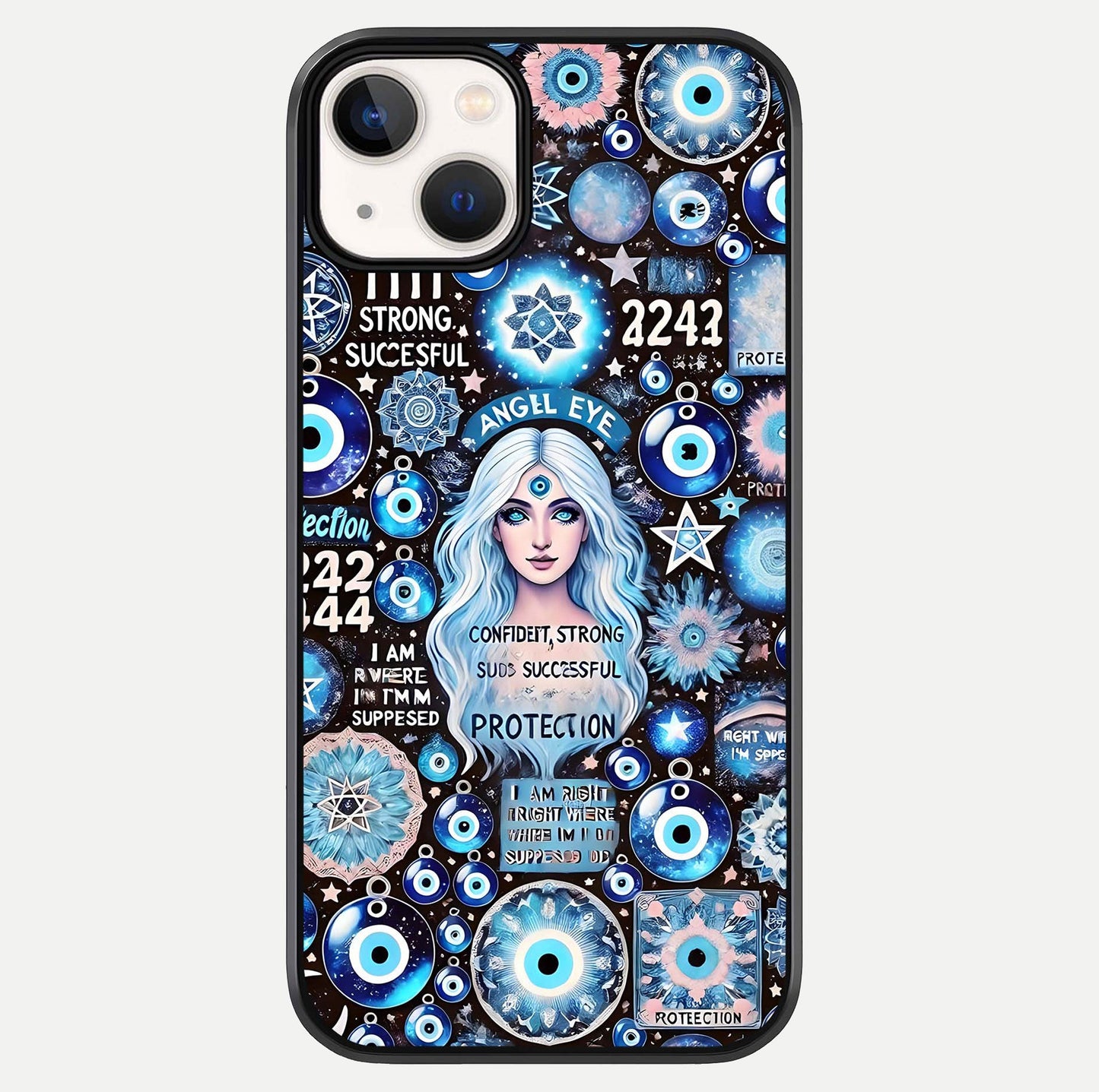 Angel Aura Shield Glass Case For iPhone 16 Pro by Custom World